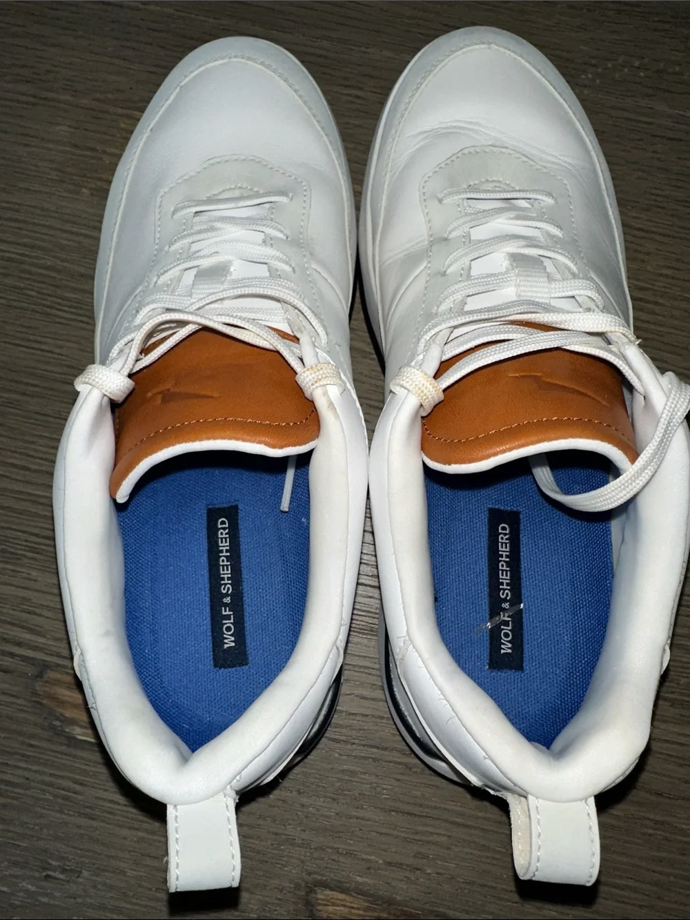 Wolf & Shepherd s Wolf and Shepherd Baller One  sneakers white/white size 10.5